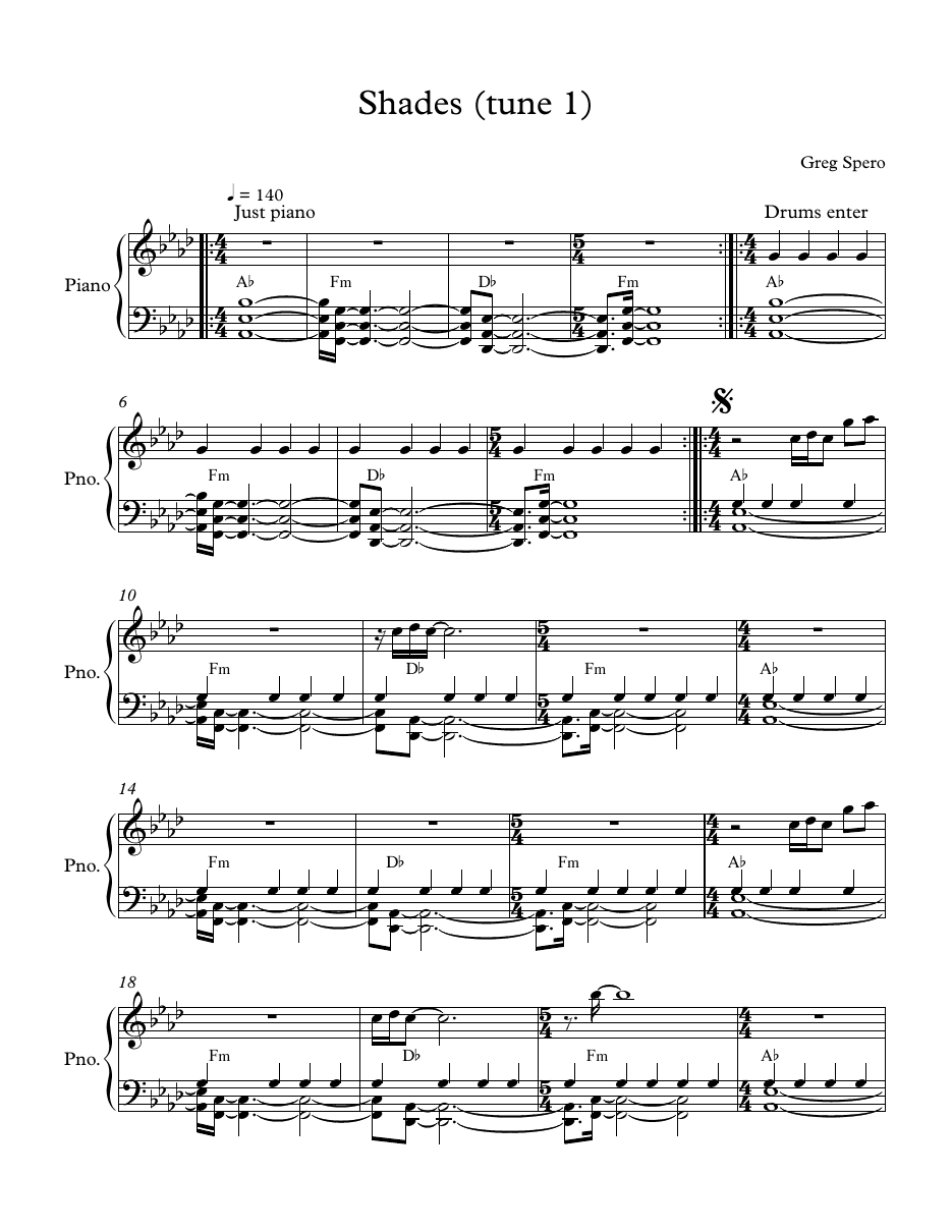 First page of the Being chart. Opens the full PDF.